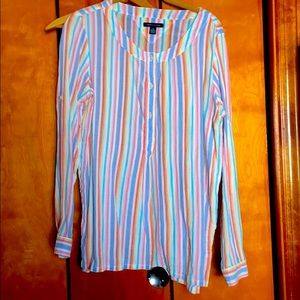 Tommy Hilfiger pastel stripped blouse